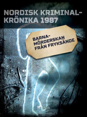 cover image of Barnamörderskan från Fryksände
